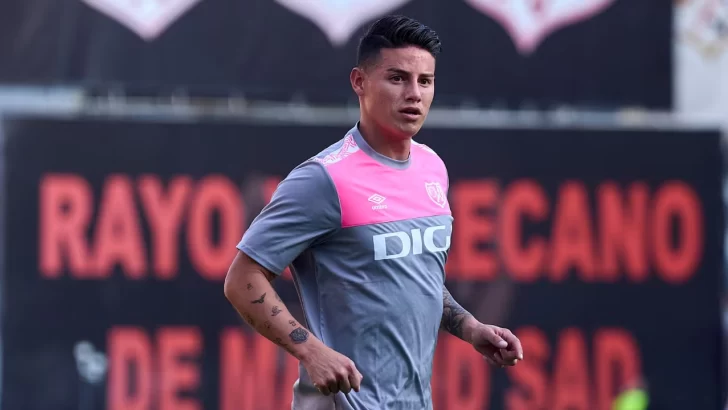 ¿Por qué James Rodríguez no es titular en el Rayo Vallecano?