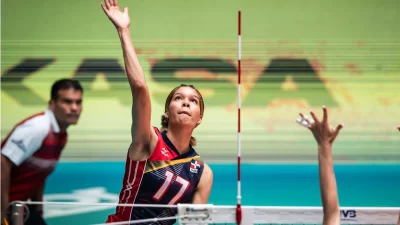  Alondra Tapia la dominicana que da el salto de La Vega a la élite del voleibol mundial 