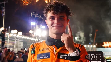 Lando Norris recortando diferencia en puntos con Max Verstappen por el campeonato