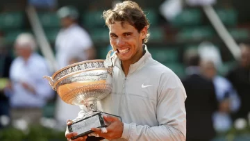 Todos los trofeos Grand Slam ganados por Rafael Nadal