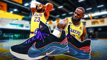 LeBron James y su nuevo Nike LeBron 22 ‘Blacklight’