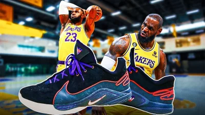  LeBron James y su nuevo Nike LeBron 22 ‘Blacklight’ 