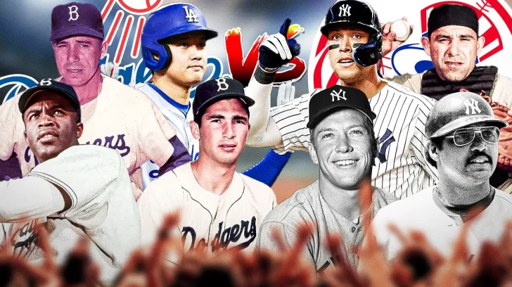 ¿Cómo terminó cada enfrentamiento de la Serie Mundial entre Yankees y Dodgers?