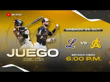 TIGRES DEL LICEY VS ÁGUILAS CIBAEÑAS | SERIE REGULAR 2024-25