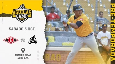  PRETEMPORADA 2024: LEONES DEL ESCOGIDO VS ÁGUILAS CIBAEÑAS 