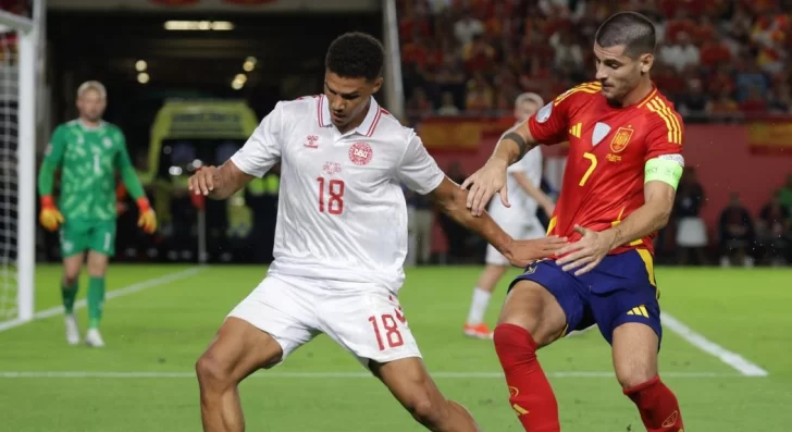 Alineaciones confirmadas para el Dinamarca vs España por UEFA Nations League