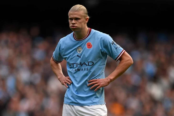 ¿Cuál es el problema de Erling Haaland en el Manchester City?