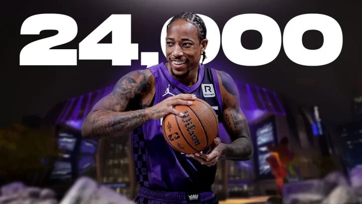 DeMar DeRozan ha superado los 24.000 puntos en su carrera