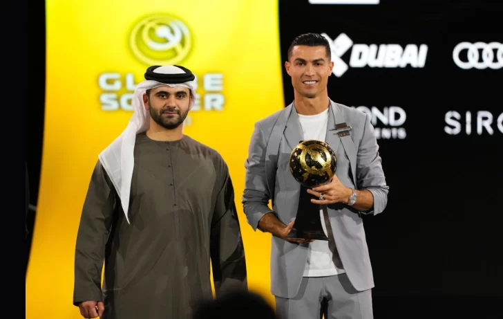 Cristiano Ronaldo proyecta su futuro en los Globe Soccer Awards