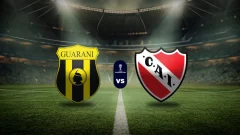 Datos y estadísticas a tener en cuenta para el partido de Guaraní vs Independiente