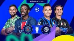 Las alineaciones del PSG e Inter de Milán para la Final de la Champions League