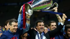 ¿Cuántas finales disputó y títulos tiene Luis Enrique?