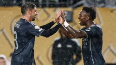 Xabi Alonso llenó de elogios a Vinicius Jr. tras su gran partido en el Mundial de Clubes