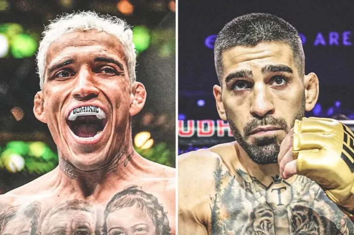 Topuria y Oliveira cara a cara en el pesaje ceremonial: “Prepárense para una de las mejores actuaciones de la historia”