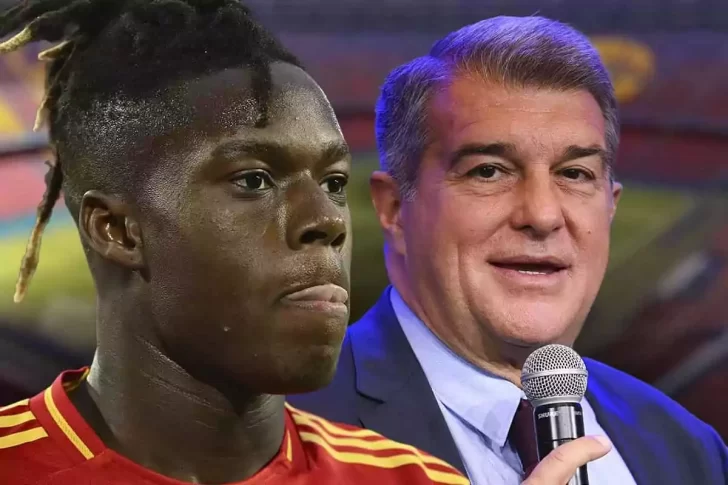 ¿Qué dijo Joan Laporta del posible fichaje de Nico Williams al Barcelona?