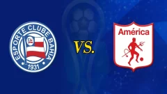 Dónde ver gratis y en vivo Bahia vs América de Cali por la Copa Sudamericana