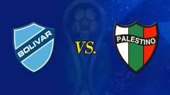 Dónde ver gratis Bolivar vs Palestino por los playoffs de la Copa Sudamericana