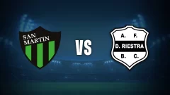 ¿Dónde ver GRATIS el partido de San Martín de San Juan vs Deportivo Riestra?
