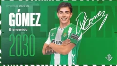 ¿Qué dijo Valentín Gómez en su presentación con Real Betis?