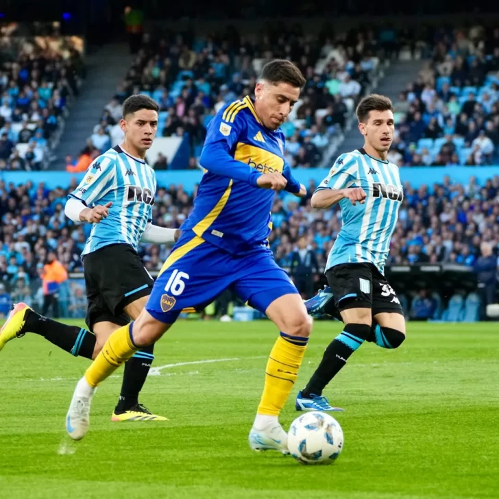 Las alineaciones confirmadas en el clásico Boca Juniors vs. Racing Club