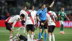 Alarma en River: Juan Portillo salió lesionado en la dura derrota ante Palmeiras