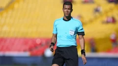 Jhon Ospina, árbitro encargado de dirigir el partido entre Once Caldas – DIM