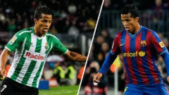 Los jugadores que vistieron la camiseta de Racing de Santander y Barcelona