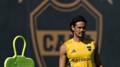 ¿Cuándo fue la última vez que Edinson Cavani jugó oficialmente con la camiseta de Boca Juniors?