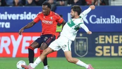 ¿Cómo está el historial entre Elche y Osasuna?