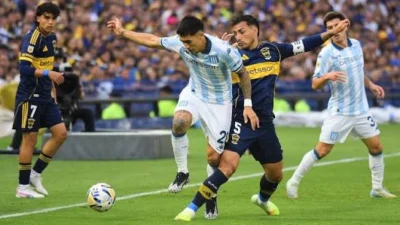 Boca vs. Racing: formaciones confirmadas para el clásico de esta noche en La Bombonera