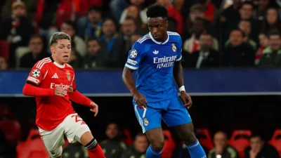 Prestianni niega haber realizado insultos racistas a Vinícius Jr. en la Champions League