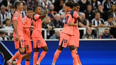 Barcelona visita a Newcastle en un duelo de alto voltaje por la Champions Barcelona visita a Newcastle en un duelo de alto voltaje por la Champions
