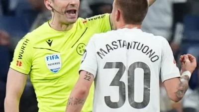 Se reveló que le dijo Franco Mastantuono al arbitro tras la expulsión en la derrota de Real Madrid Se reveló que le dijo Franco Mastantuono al arbitro tras la expulsión en la derrota de Real Madrid