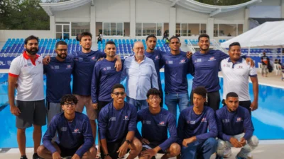 Polo acuático de República Dominicana se mide en Cali y acelera su ruta a Santo Domingo 2026