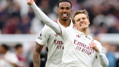 Arsenal está a un triunfo de su primer título de Premier League en 22 años, y el City necesita un milagro