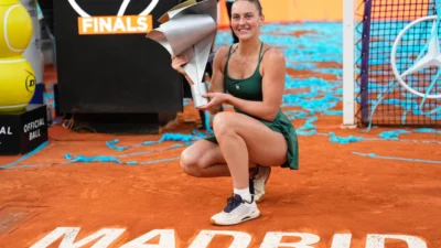 El grito de gloria de Marta Kostyuk tras vencer a Andreeva en una final cargada de tensión