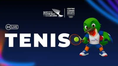 Juegos Centroamericanos y del Caribe 2026: LIVE 🔴 TENIS INDIVIDUAL MASCULINO🔵 Nick HARDT DOM vs Juan Sebastian COL GOMEZ 🔵 SANTO DOMINGO 2026