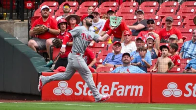 Bryce Harper en el jardín y Ken Rosenthal advierte: “Es peligroso”