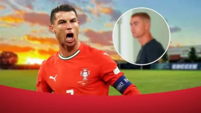Cristiano Ronaldo estrena look pelirojo tras su boda
